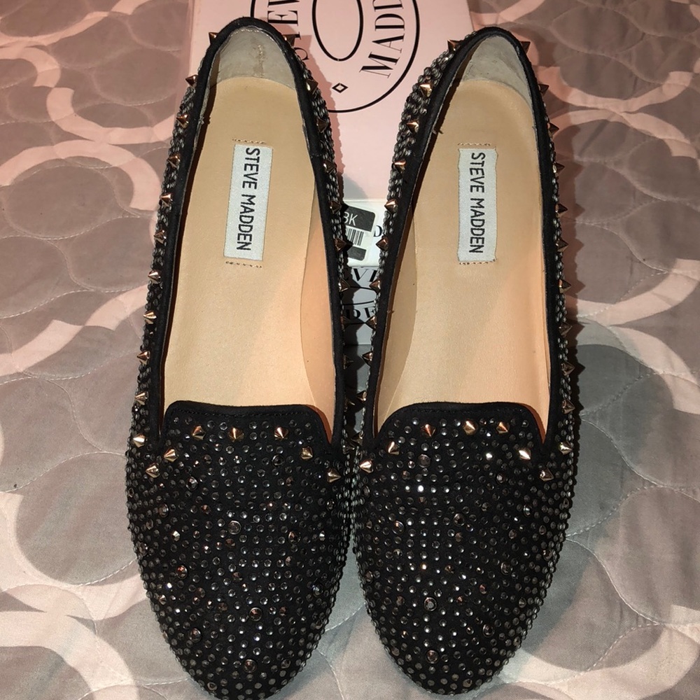 Steve Madden graanite slip ons size 8.5